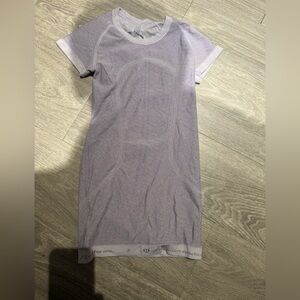 Lululemon Purple Short Sleeve Athletic Dress